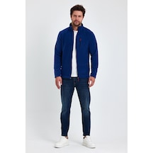 Monox Erkek Outdoor Fermuarlı Polar Ceket 001 Saks