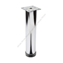 Gürçayhırdavat Metal Mobilya Ayağı Krom Çap 42Mm - 20Cm (4 Adet)