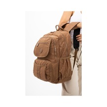 Baginn Lise Okul Sırt Çantası Çok Cepli Hafif Klinkır Kumaş 43 x 30 Cm