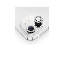 İletişim Apple iPhone Uyumlu 12 Mini Taşlı Tasarım Temperli Cam Kamera Lens Koruyucu - Siyah Sku: Zeusb0bfc23k7f