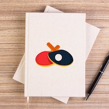 Ping Pong Color Çizgisiz Kanvas Defter Krem