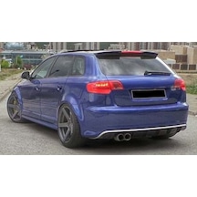 Audi A3 8P 4 Kapı HB Rs3 Spoiler PBlack Spoyler 2003 - 2008