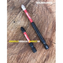 Milwaukee Ph2 Yıldız Bits Uç Pz2 Cobalt Çelik Vida Sıkma Ucu 2pcs