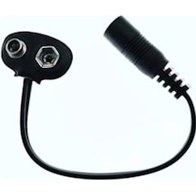 Dc Çevirici - 5.5X2.1 Mm Dişi - 9 Volt Pil Başlığı