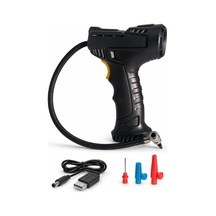 Shopexxtra Dijital Lastik Şişirme Cihazı, Kablosuz Araç Hava Pompası, Lcd Ekranlı, Led Fenerli, Otomatik Durdurmalı, Usb Şarjlı Oto Lastik Pompası