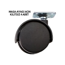 Masa Ayağı 6cm Kilitsiz 4 Adet Diğer