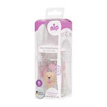 Nip Wide Neck Bottle 125 ML Antikolik Cam Biberon Kız