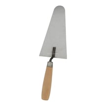 Tr Ahşap Saplı Sıvacı Malası, 24 Cm, Paslanmaz Yay Çeliği, Ergonomik Tasarım, Dayanıklı Yapı, Kolay Temizlene