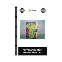 Özel Üretim Not Defteri Günlük Fil Tasarımı Deri Defter Ksk3133