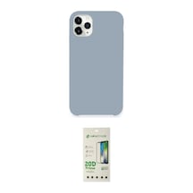 Cep Apple Uyumlu İphone 11 Pro Kılıf Zirve Modern Özel Seri İkili Koruma Seti Najmaddin Açık Pembe