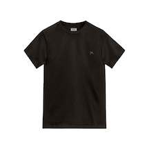 Raru Erkek %100 Pamuk T-Shirt Valerıan Antrasit Melanj 001
