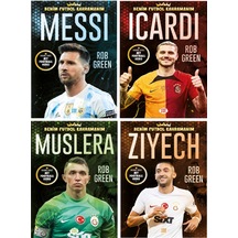 Benim Futbol Kahramanım İcardi - Muslera - Ziyech - Messi Poster Sticker Futbolcu Kartı Hediyeli