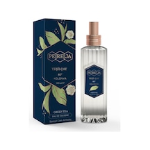 Pereja 80 Derece Yeşil Çay EDC Kolonya Spreyli Cam Şişe 100 ML