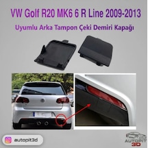 Volkswagen Golf R20 Mk6 6 R Line 2009-2013 Uyumlu Arka Tampon Çeki Demiri Kapağı