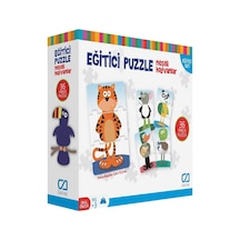 Eğitici Öğretici Puzzle Neşeli Hayvanlar Ca5028