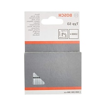 İnce Zımba Teli, Gri Renk, 1000 Adet Paket