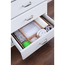 7 Bölmeli Çekmece İçi Düzenleyici Organizer Kahve