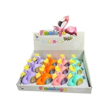 Ly2226-a9 - Sevımlı Flamingo Kurmalı Işıklı Lisinya Pembe