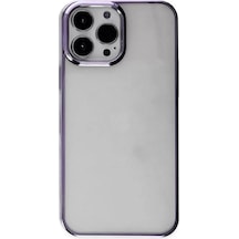 Newface Apple İphone 13 Pro Max Kılıf Element Silikon - Mor
