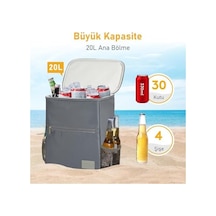 Termal Sırt Çantası Yalıtımlı Termos Soğutucu Çanta, Erkek Kadın Buzluk Çanta Soğutucu, Kamp Plaj Balıkçılık Öğle Yemeği Piknik Beslenme Yemek Taşıma Çantası 4296