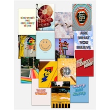 Postifull Retro Modern Duvar Kağıdı Seti, Modern Tablo Poster Seti, Dekoratif Poster Kolaj Seti, Çerçevesiz kolaja50010i
