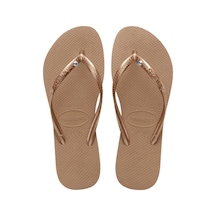 Havaianas Slim Crystal Sw Iı Rose Gold Çocuk Terlik 4145651-3581-2138 Pembe Altın