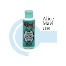 Rich Multi Surface Akrilik Boya 120 Cc 2180 Alıce Mavi