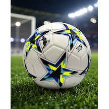 Çocuk Ve Yetişkin İçin Futbol Topu Güçlü Dış Yüzeyli Spor Topu - Lisinya Beyaz