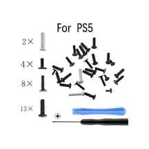 Ps5 Kol Yedek Vida Tornavida Seti Playstation 5 Dualsense Tamir Yedek Parça Siyah