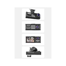 Znv Zenvia Mey İthalat 3 Kameralı Dashcam Sistem Geri Görüş Yardımı, Park Koruması Ve G-sensör Znv2025 Cm