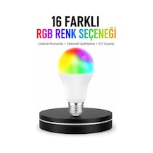 Renk Değiştiren Rgb Led Ampul 16 Renk Uzaktan Kumandalı 2025 Model Çokrenkli