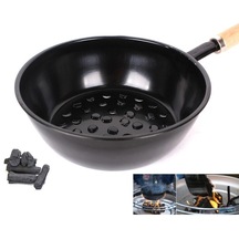 Açık Ahşap Yakma Aracı Taşınabilir Soba Kömür Brülör Pot