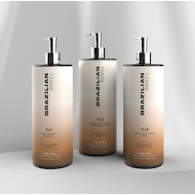 Bobel No.3 Brazilian Saç Maskesi 1 L + No.2 Keratin 1 L + No.1 Şampuan 1 L