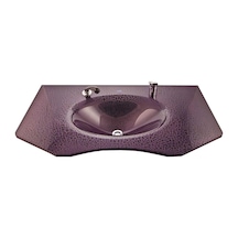 Cam Lavabo Mozaik Modeli 80 x 56 CM