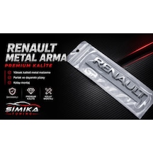 Renault Krom Metal Bagaj Arması Parlak 3d Logo