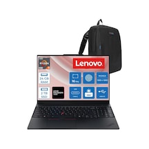Lenovo ThinkPad E16 Gen 3 21ST0058TXP07 Ryzen 5 220 24 GB 2 TB SSD 16" W11P Dizüstü Bilgisayar + Zetta Çanta