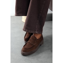 5in1Canpolat Kahverengi Klasik Loafer 20403