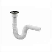 Körüklü Tek Çıkışlı Lavabo Sifonu Çok Renkli