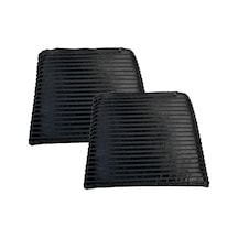 Knsz sırt minderi 2 li zng&mğr&uslu siyah çizgili kumaş cırtlı tel bar sandalyesi sırtı için