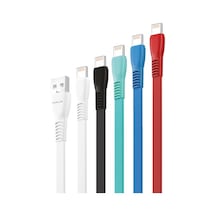 Fitplus Flat Fs-402 Lightning Data/Şarj Kablosu 2.4A 1Mt (521340970) Fitplus Flat Fs-402 Lightning Data/Şarj Kablosu 2.4A 1Mt (521340970)
