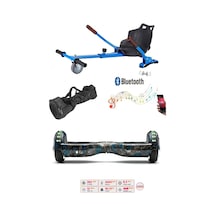Citymate Elektrikli Kaykay Akıllı Denge Hoverboard + Hoverkart + Çanta Full Ledli Extrem Paket D18