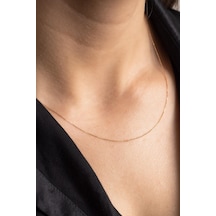 Rose Gold Minimal Altın Kolye