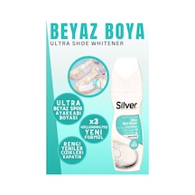 Silver X3 Etkili Güçlendirilmiş Ultra Beyaz Spor Bez ve Kumaş Likit Ayakkabı Boyası 75 ML