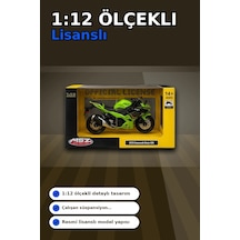 Detaylı 1/12 2023 Kawasaki Ninja 400 Motosiklet - Koleksiyonluk Tekli Paket Bx-313415