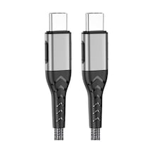 2 Metre Ultra Hızlı Pd Type-c Şarj Kablosu Gri Diğer