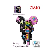 Jaki Maker Pop Mıknatıs Ayı -jk6250-1 546 Parça Oyuncak Yapım Seti