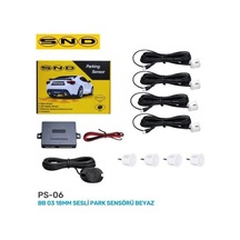 Snd Bb 03 18mm Sesli Park Sensörü Beyaz