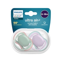 Philips Avent Ultra Air Emzik 6-18 Ay 2li Kız Scf085/16 Çok Renkli