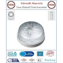 Plastik Glop Tavan Armatürü - Beyaz Beyaz