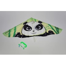 Çocuk Statik Uçurtma 2 Metre Ipli Uçurtma Panda Orao Meridyendukk